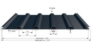 Alutrapezprofil 35 / 207