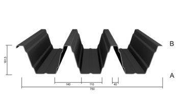 Stahltrapezprofil M 160/250