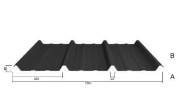 Stahltrapezprofil  M 40/333