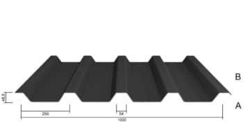 Stahltrapezprofil M 50/250
